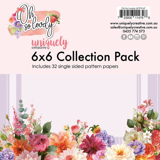 OH SO LOVELY 6" x 6" COLLECTION PACK - UNIQUELY CREATIVE