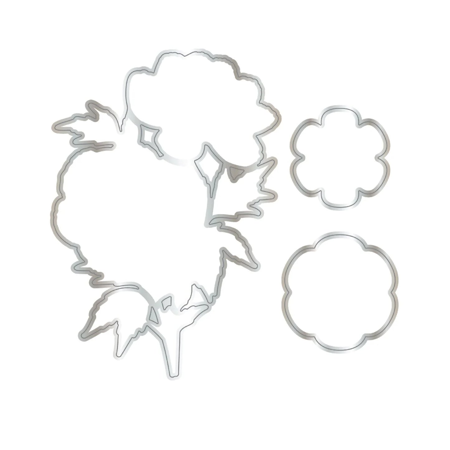CHLOES CREATIVE CARDS DIE & STAMP SET -PEONY