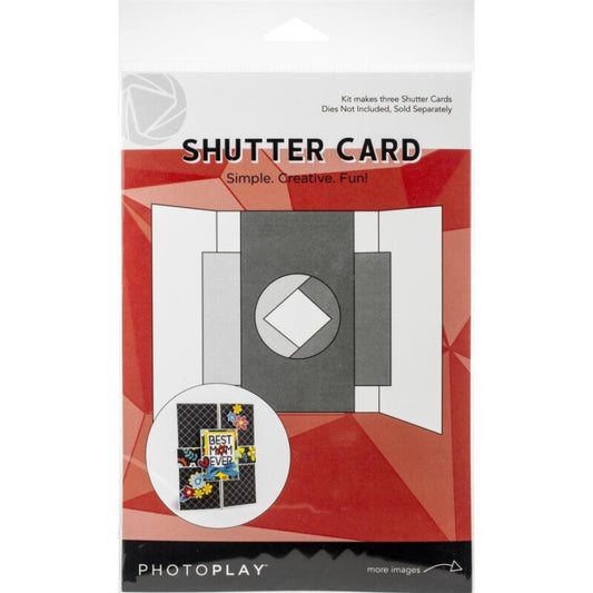 PHOTOPLAY SHUTTER CARD - 3 PC CARDMAKING KIT