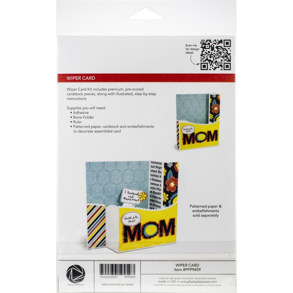 PHOTOPLAY WIPER CARD - 3 PC CARDMAKING KIT