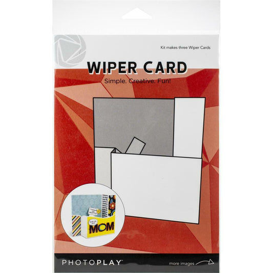 PHOTOPLAY WIPER CARD - 3 PC CARDMAKING KIT