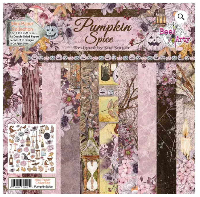 PUMPKIN SPICE 12" X 12" MINI PAPER COLLECTION PACK - BEE ARTY