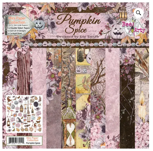 PUMPKIN SPICE 12" X 12" MINI PAPER COLLECTION PACK - BEE ARTY