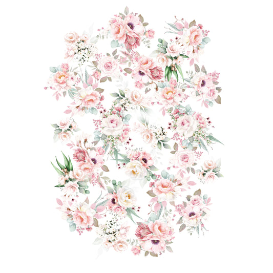 PEONIES & PROTEAS VELLUM CREATIVE CUTS BY UNIQUELY CREATIVE