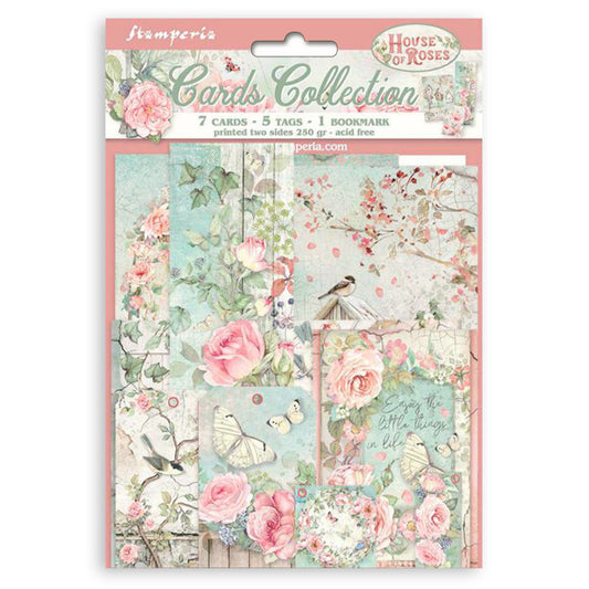 HOUSE OF ROSES CARDS COLLECTIONS BY STAMPERIA