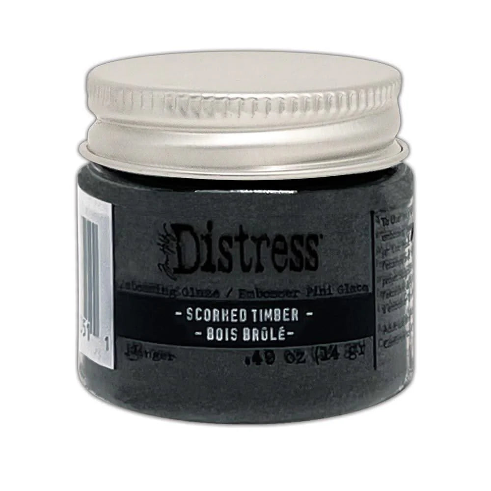 DISTRESS EMBOSSING GLAZE - SCORCHED TIMBER - TIM HOLTZ/RANGER