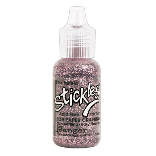 RANGER STICKLES GLITTER GLUE - PINK TAFFETA