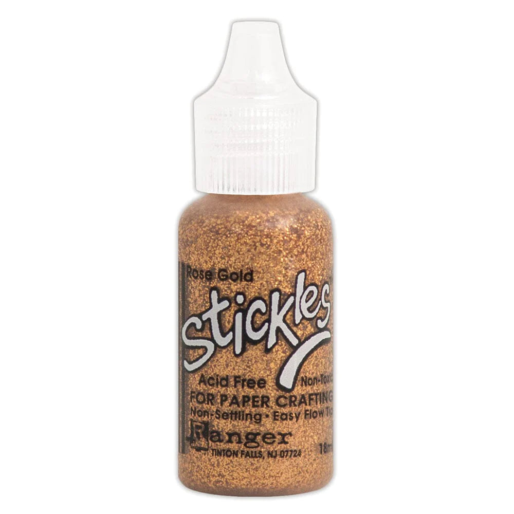 RANGER STICKLES GLITTER GLUE - ROSE GOLD