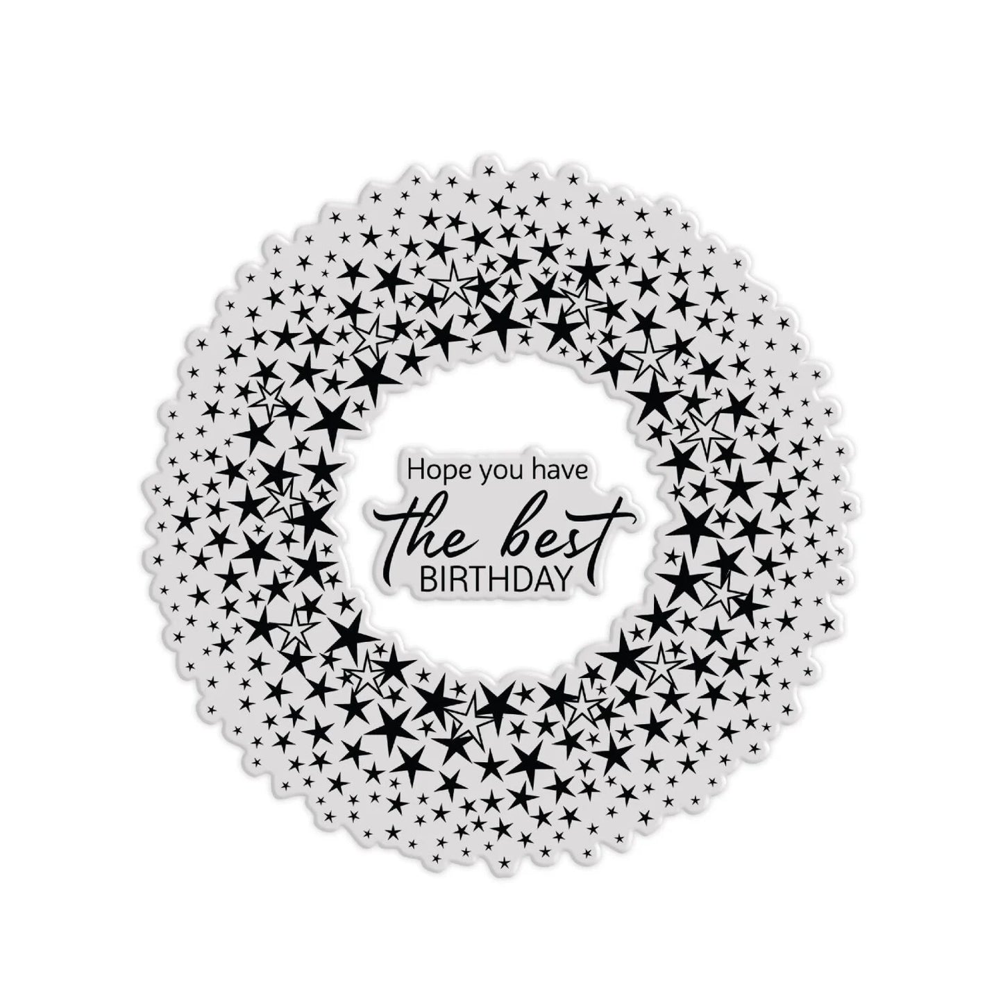 CHLOES CREATIVE CARDS STAR CIRCLE STAMP SET