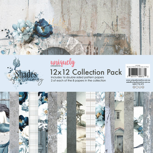 SHADES OF WHIMSY 12" x 12" PAPER COLLECTION PACK BY UNIQUELY CREATIVE