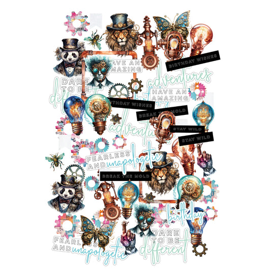 STEAMPUNK GRAFFITI CREATIVE CUTS BY UNIQUELY CREATIVE