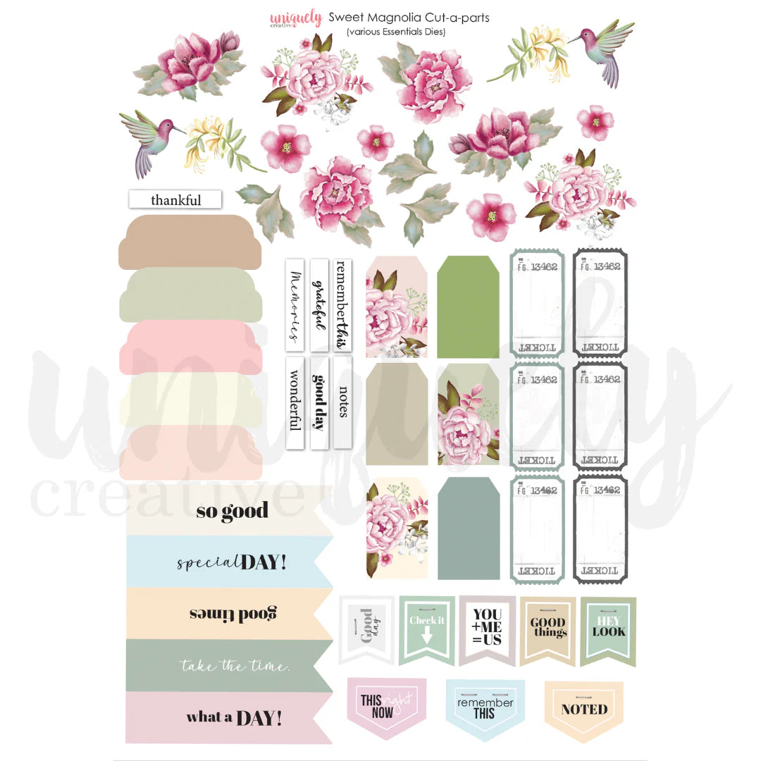 SWEET MAGNOLIA COLLECTION CUT-A-PART SHEET