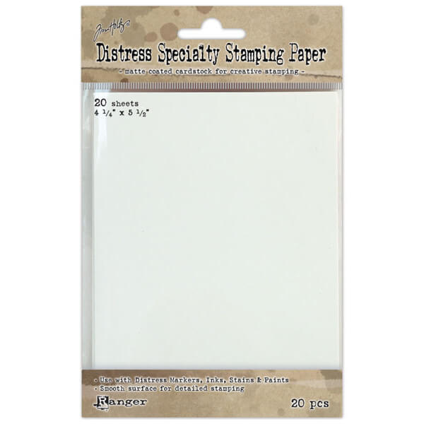 DISTRESS SPECIALTY STAMPING PAPER PACK - TIM HOLTZ/RANGER
