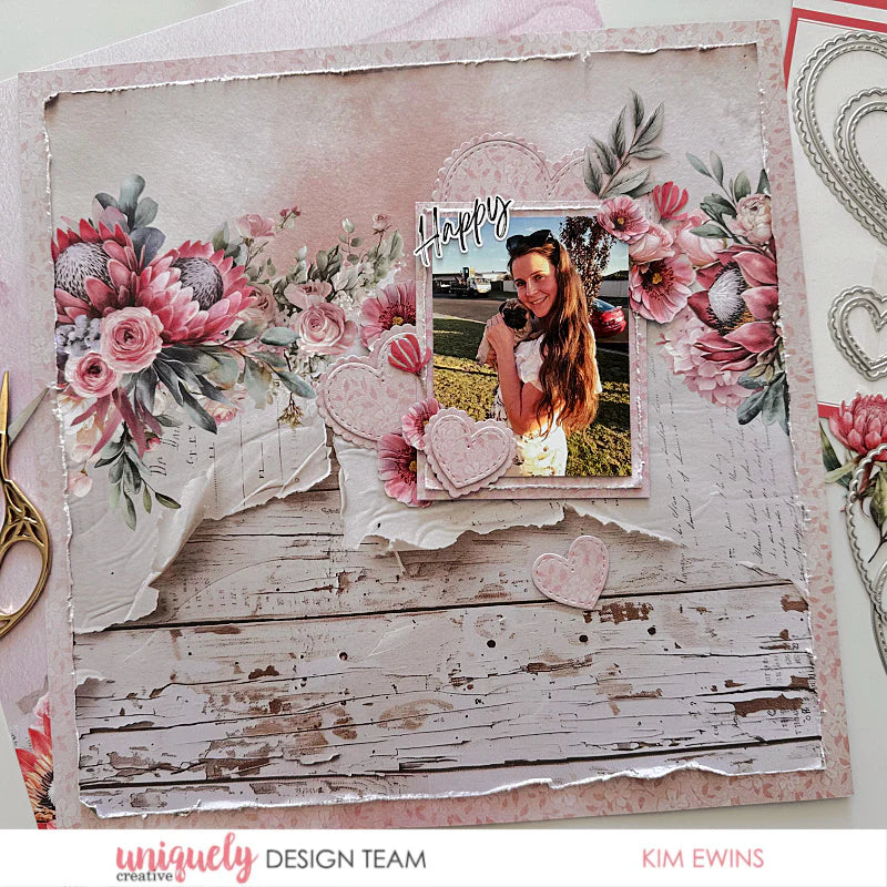 STITCHED NESTING & SCALLOPED HEARTS DIE SET BY UNIQUELY CREATIVE