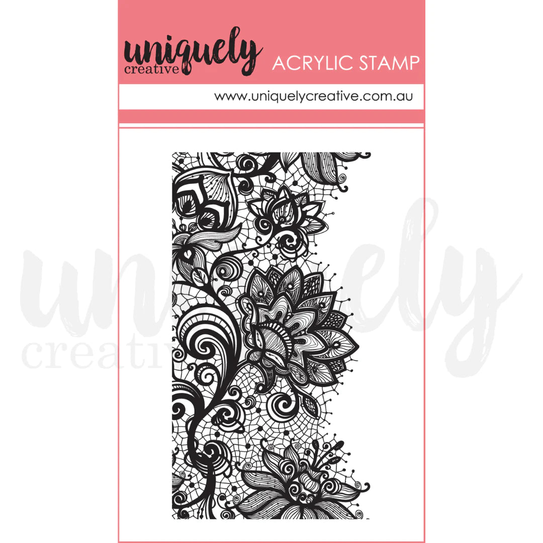 FLORAL DOILY MARK MAKING MINI STAMP - UNIQUELY CREATIVE