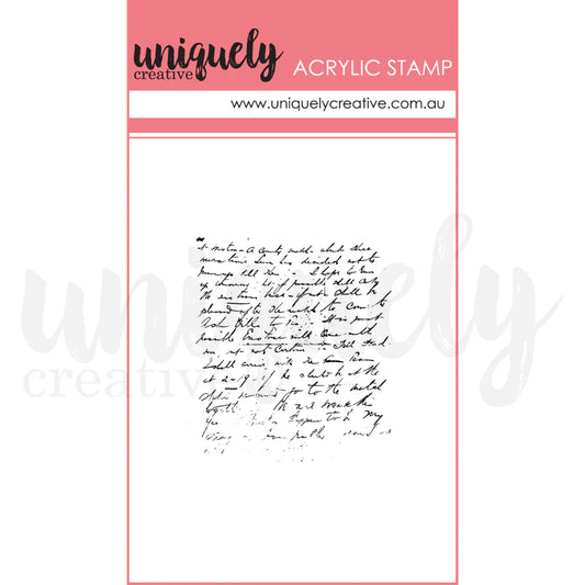 VINTAGE SCRIPT MARK MAKING STAMP - UNIQUELY CREATIVE
