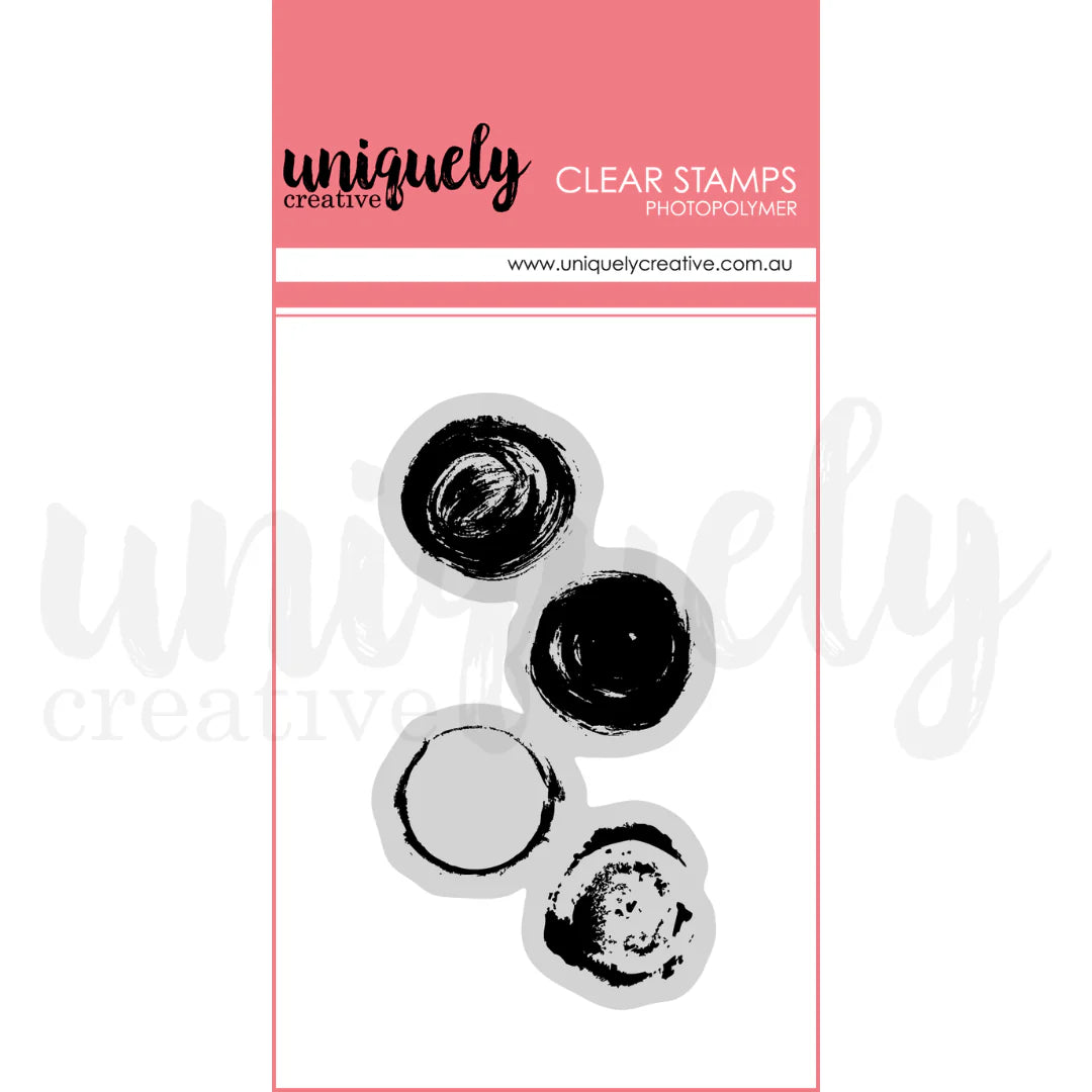 CIRCULAR VIBES PHOTOPOLYMER STAMP - UNIQUELY CREATIVE