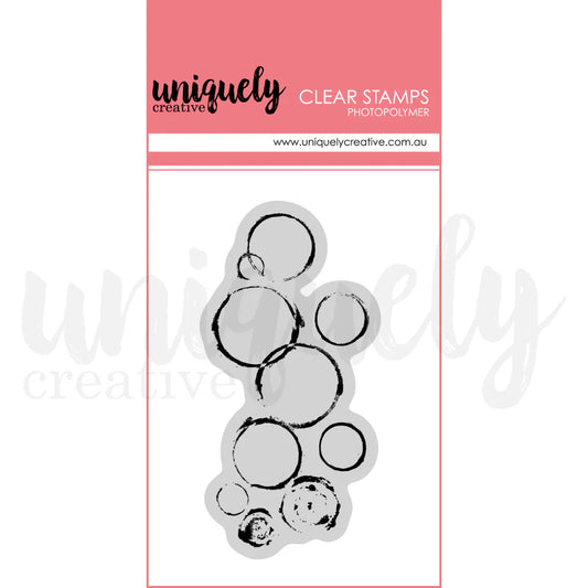 CHAOTIC ROUND PHOTOPOLYMER STAMP - UNIQUELY CREATIVE