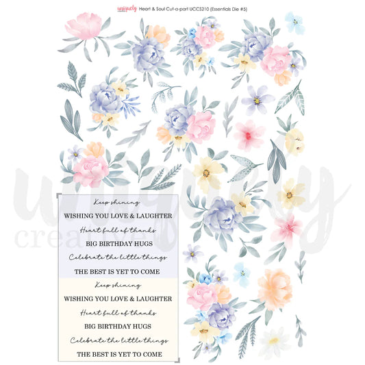 HEART & SOUL CUT-A-PART SHEET BY UNIQUELY CREATIVE