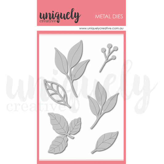 MIXED LEAVES DIE SET - UNIQUELY CREATIVE