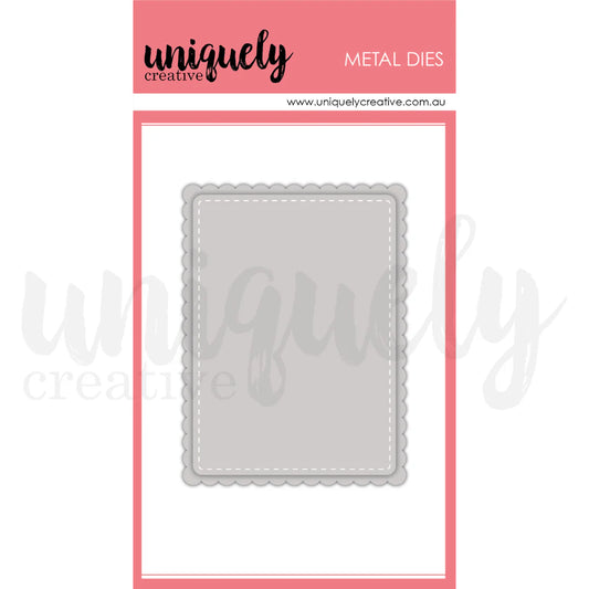 STITCHED ROUNDED CORNER DIE - UNIQUELY CREATIVE