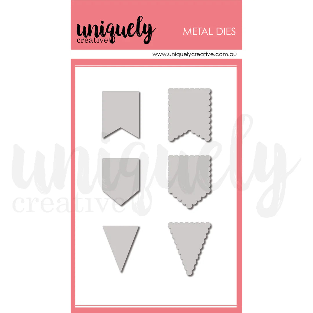 BUNTING ELEMENTS DIE - UNIQUELY CREATIVE