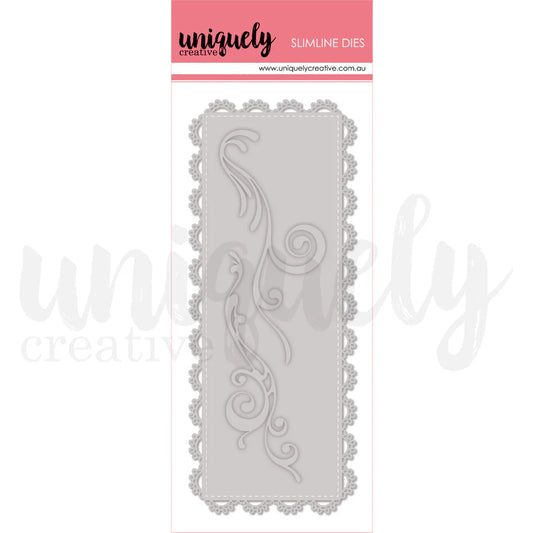 SLIM LACE & FLOURISHES DIE - UNIQUELY CREATIVE