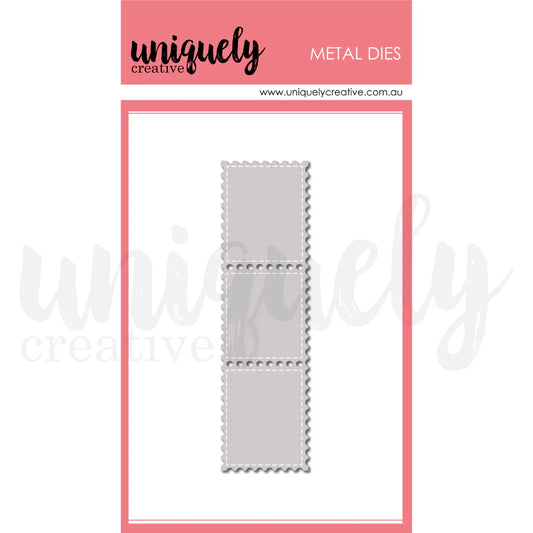 POSTAGE STAMP STRIP DIE - UNIQUELY CREATIVE