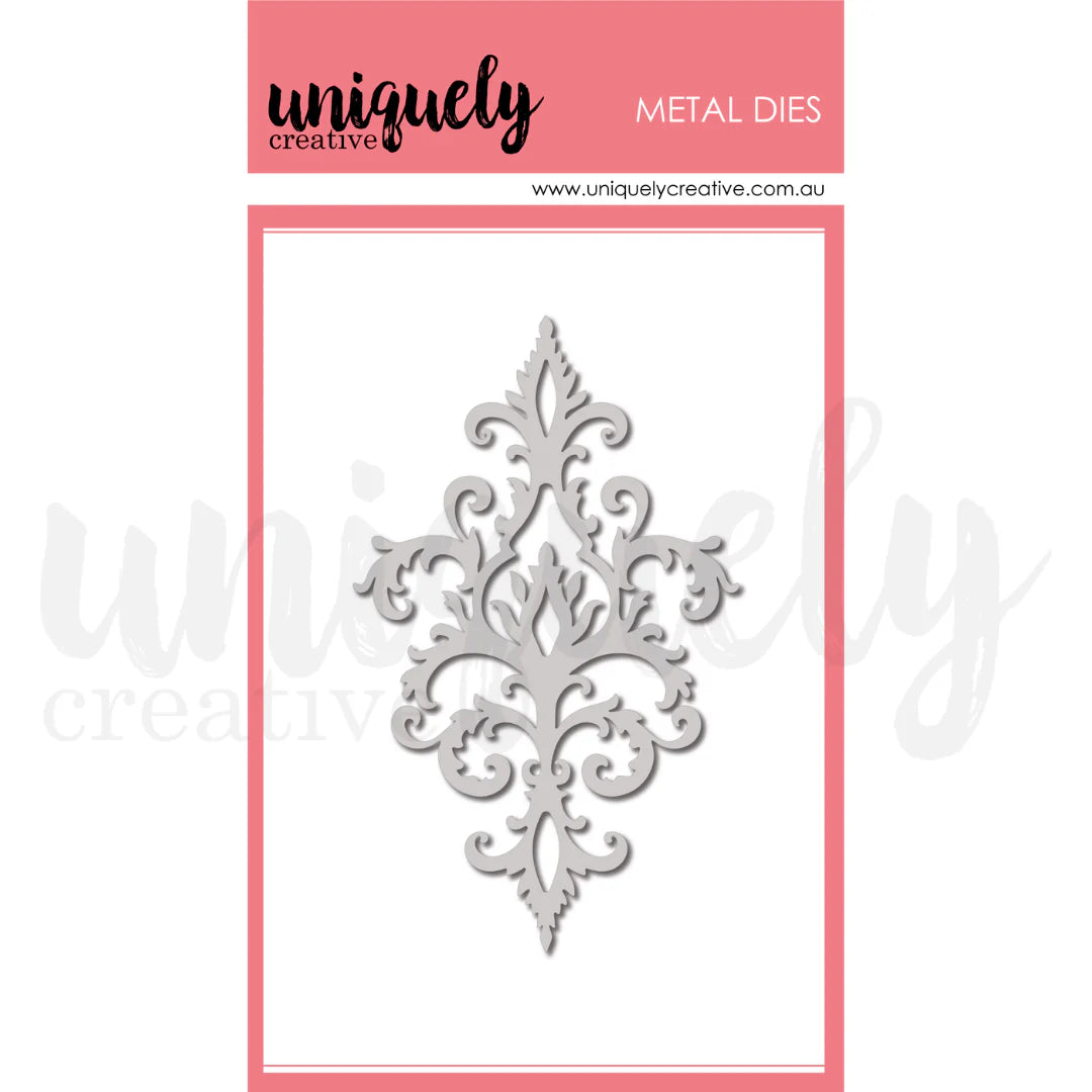 ROMANTIC DAMASK DIE - UNIQUELY CREATIVE