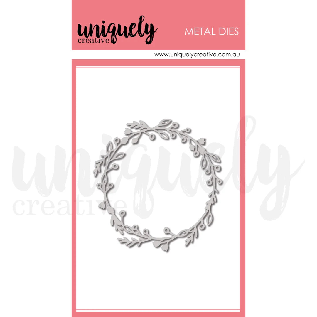 LEAFY WREATH DIE - UNIQUELY CREATIVE