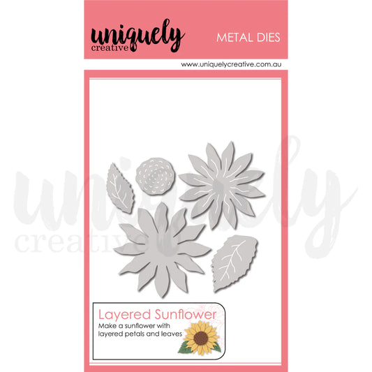 LAYERED SUNFLOWER DIE - UNIQUELY CREATIVE