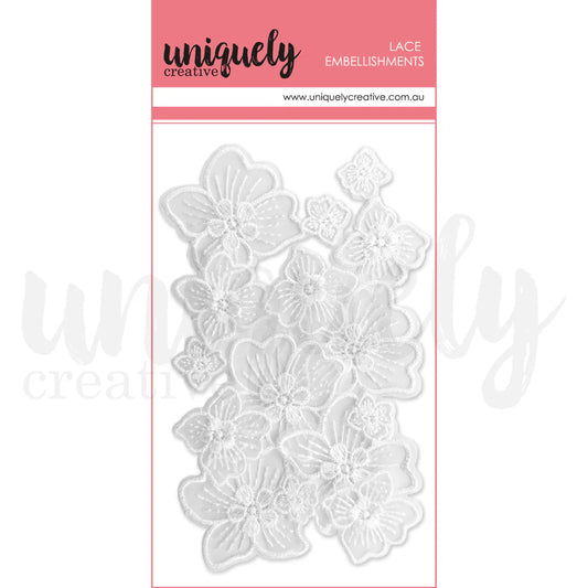 ENCHANTING LACE PIECES BY UNIQUELY CREATIVE - 3PK