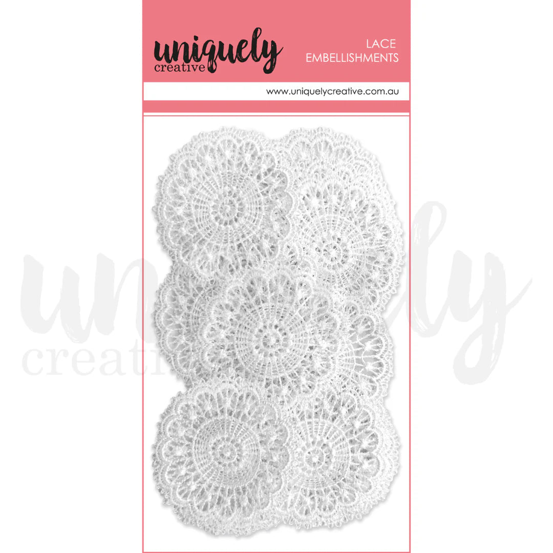 WHIMSICAL LACE PIECES BY UNIQUELY CREATIVE