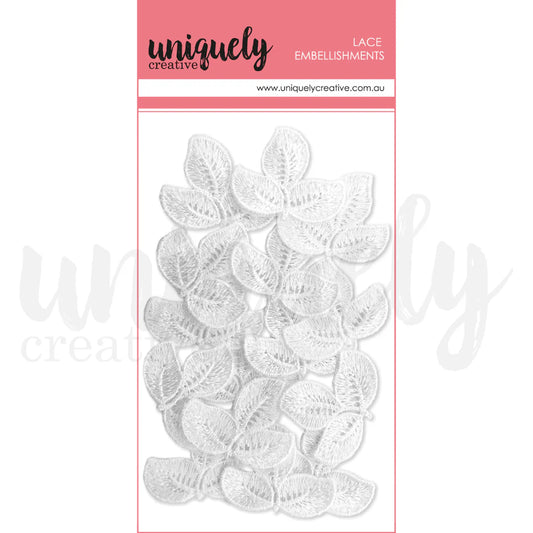 ROSE LACE LEAVES BY UNIQUELY CREATIVE