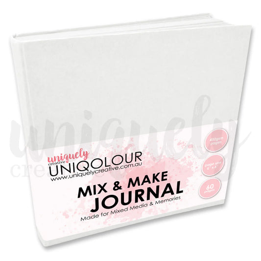MIX AND MAKE JOURNAL - WHITE - UNIQUELY CREATIVE