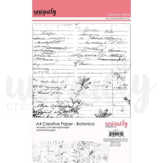 A4 CREATIVE PAPER - BOTANICA - BY UNIQUELY CREATIVE