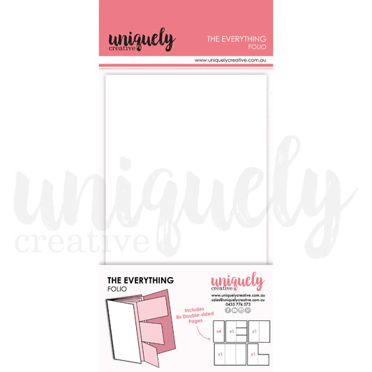 THE EVERYTHING FOLIO ALBUM BY UNIQUELY CREATIVE - WHITE