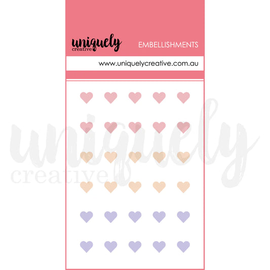 DEW DROP HEART STICKERS - ROMANTIC - UNIQUELY CREATIVE