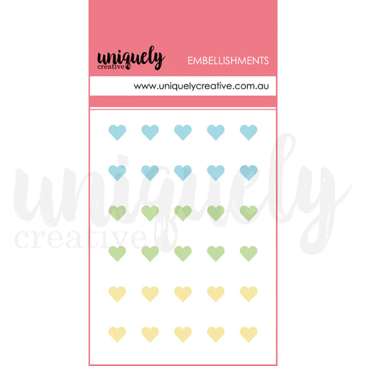 DEW DROP HEART STICKERS - LUMINOUS - UNIQUELY CREATIVE