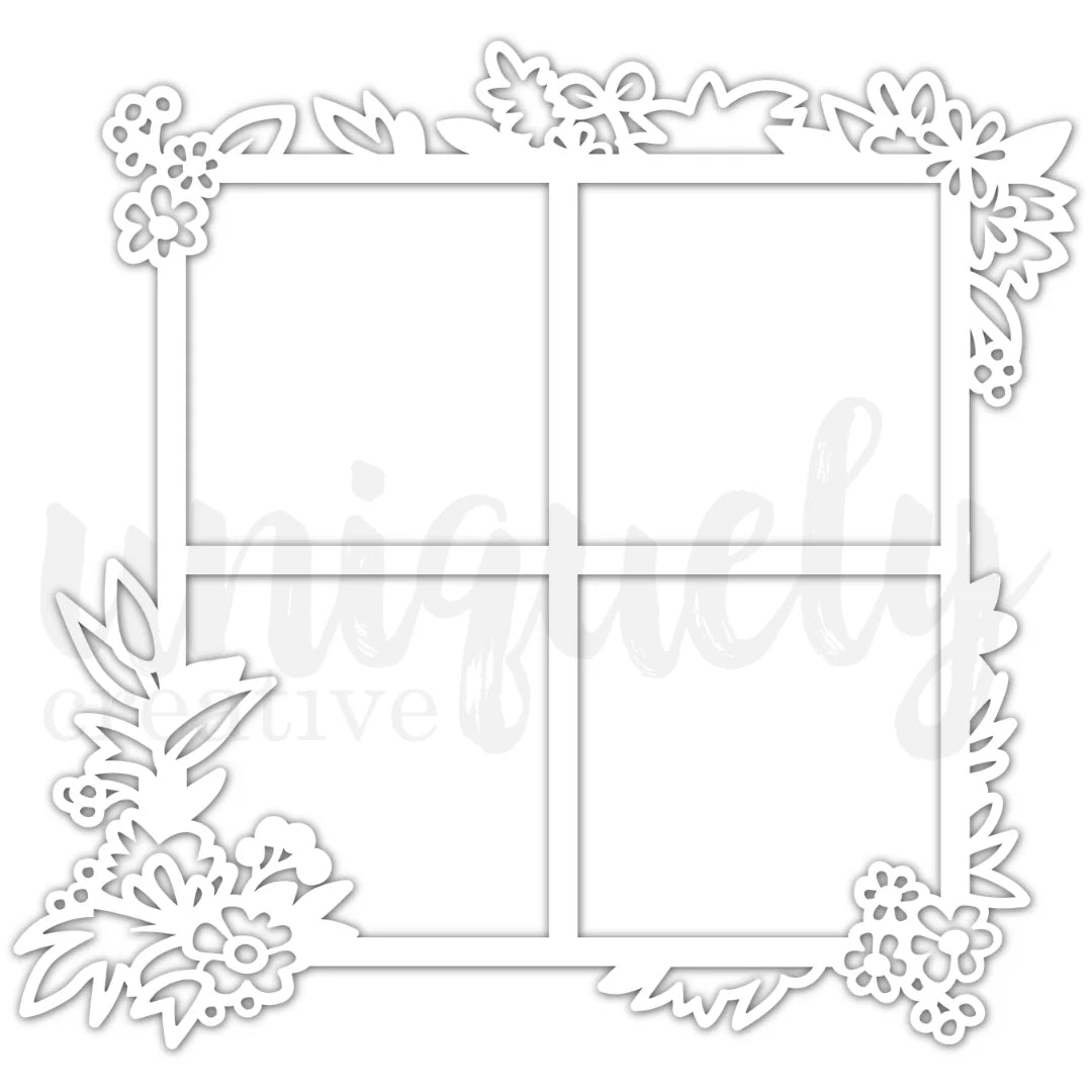 PAPERBARK BLOOMS FRAME OVERLAY - UNIQUELY CREATIVE