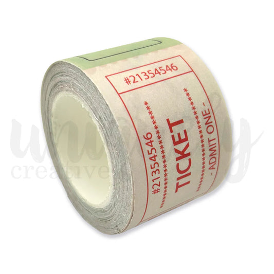 VINTAGE TICKETS WASHI TAPE 30MM BY UNIQUELY CREATIVE