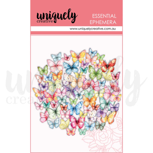 COLOURFUL BUTTERFLIES EPHEMERA BY UNIQUELY CREATIVE