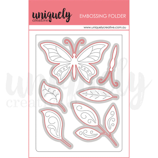 BUTTERFLY BREEZE CUT & EMBOSS FOLDER - UNIQUELY CREATIVE