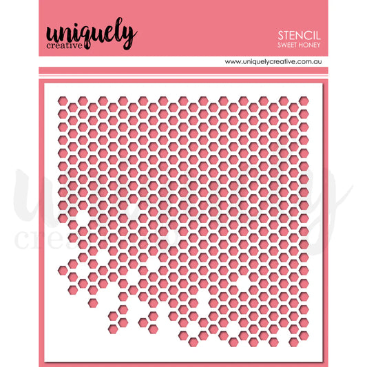 SWEET HONEYCOMB STENCIL BY UNIQUELY CREATIVE