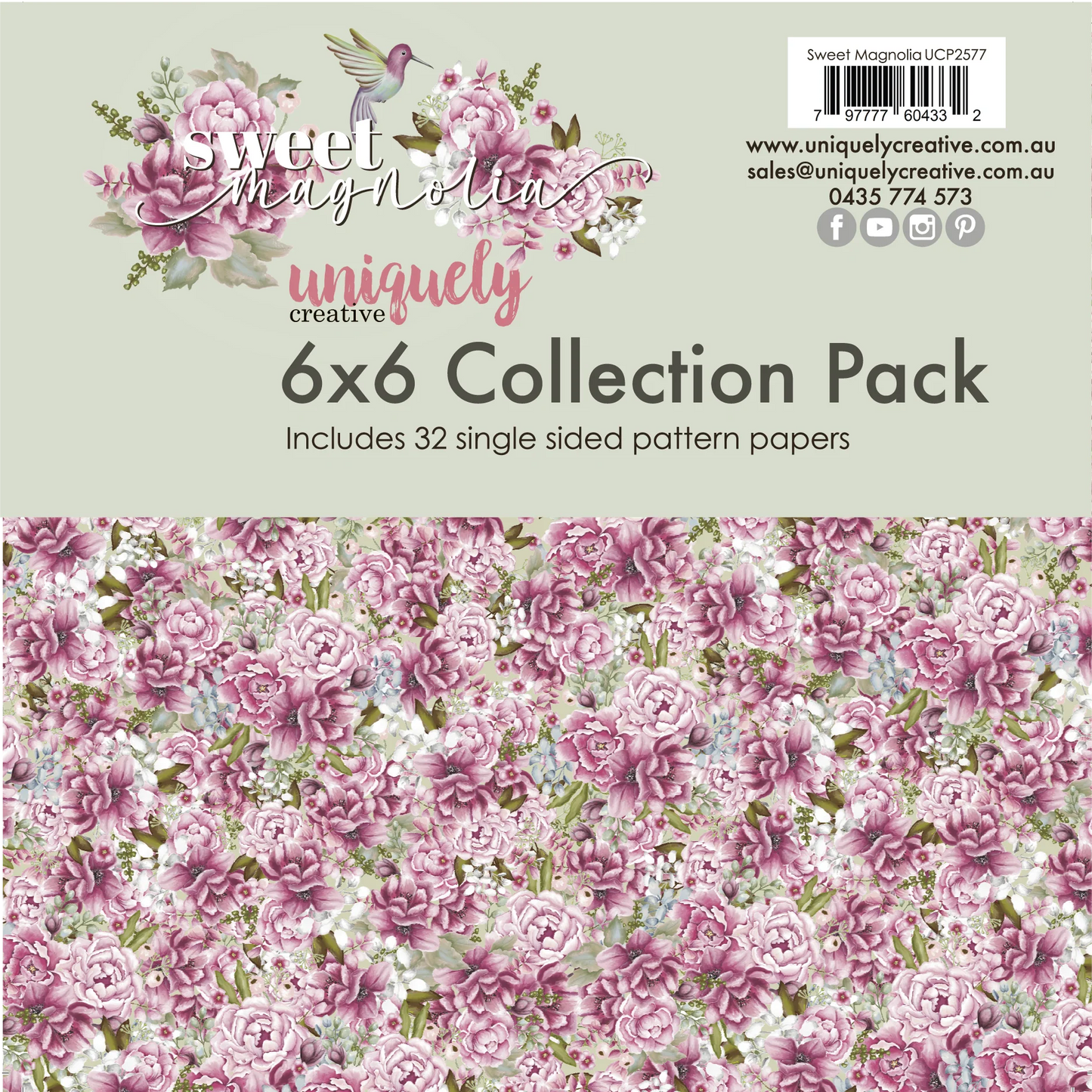 SWEET MAGNOLIA MINI 6" x 6" COLLECTION PACK