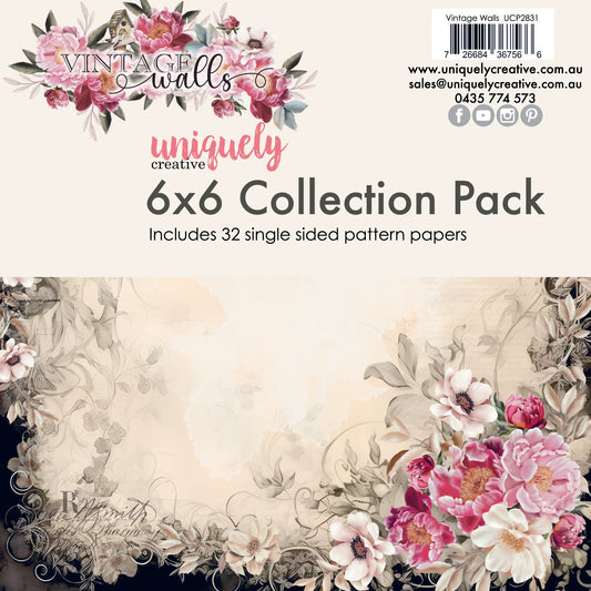 VINTAGE WALLS 6" x 6" COLLECTION PACK