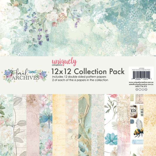 FLORAL ARCHIVES 12" x 12" COLLECTION PACK