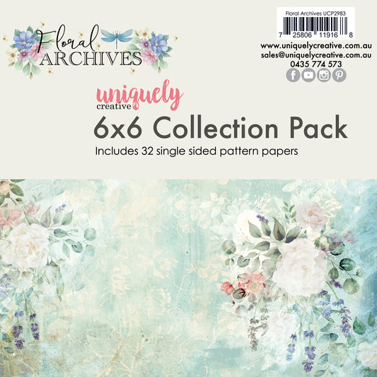 FLORAL ARCHIVES 6" x 6" COLLECTION PACK