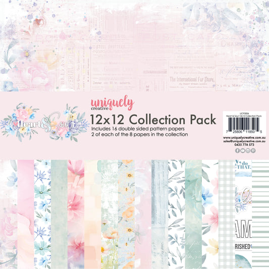 HEART & SOUL 12" x 12" PAPER COLLECTION PACK BY UNIQUELY CREATIVE