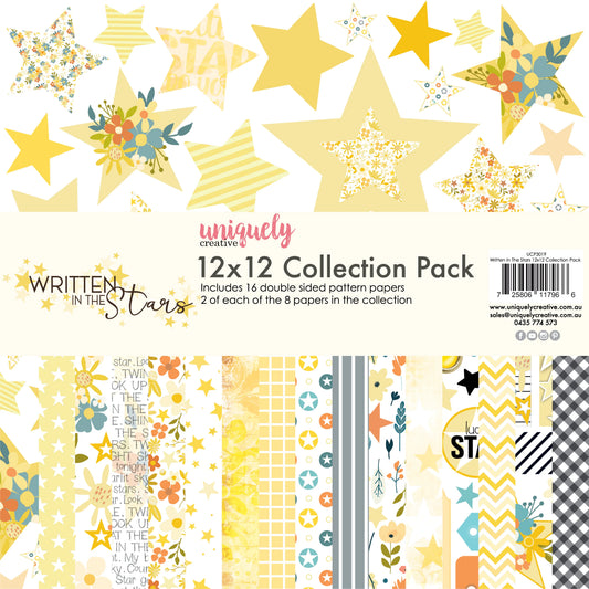 WRITTEN IN THE STARS 12" x 12" PAPER COLLECTION PACK BY UNIQUELY CREATIVE